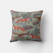 Coussin Renard et ours vert (Verso)