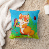 Coussin renard et papillon (Couverture)