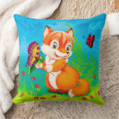 Coussin renard et papillon (Couverture)