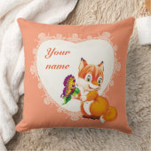 Coussin renard et papillon (Couverture)