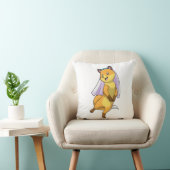 Coussin Renard marié avec voile (Chaise)