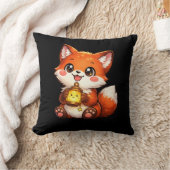 Coussin Renard Mignon Kawaii (Couverture)