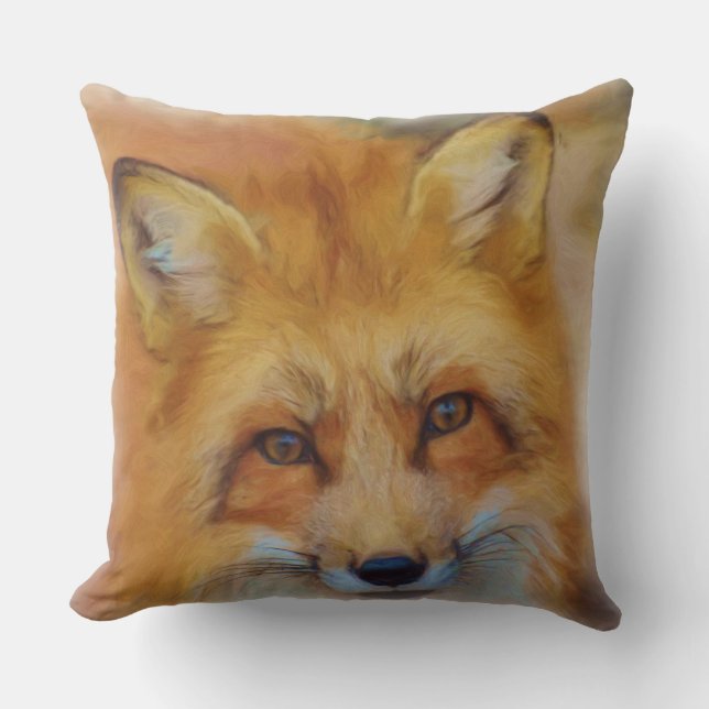 Coussin Renard rouge (Recto)
