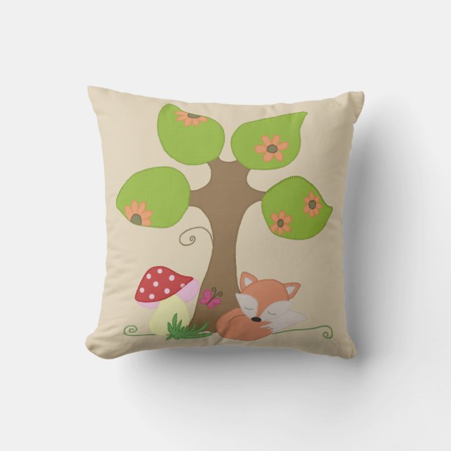 Coussin Renard unterm arbre (Recto)