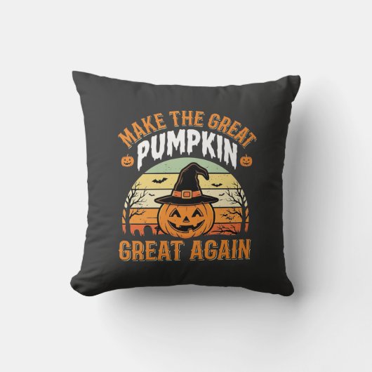 Coussin Rendez La Citrouille Grande Encore Design Hallowee (Recto)