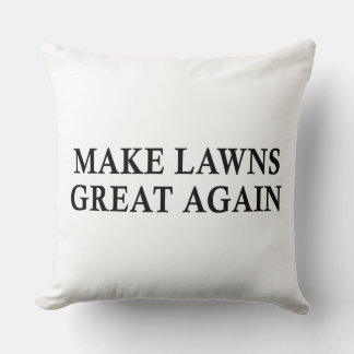 Coussin Rendre la pelouse plus grande encore amusante tond