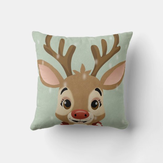 Coussin Renne (Verso)