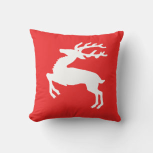 Coussin Renne blanc