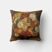 Coussin Renoir : Bouquet de chrysanthèmes (Verso)