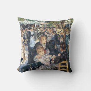 Coussin Renoir Danse au Moulin de la Galette Vintage