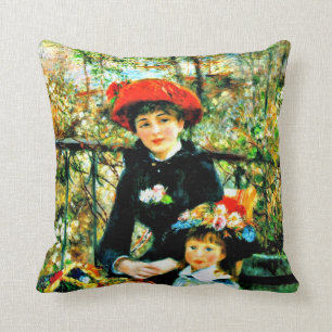 Coussin Renoir - Deux Soeurs sur la Terrasse