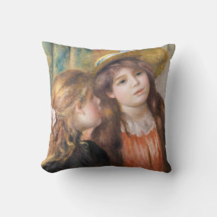 Coussin Renoir - Portrait de deux petites filles