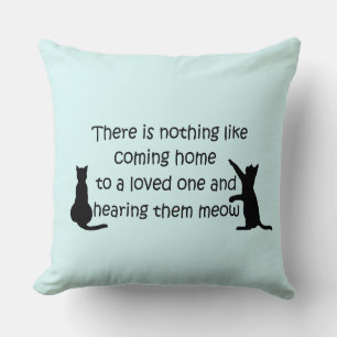 Coussin Rentrer chez vous chez un chat