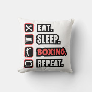 Coussin Répéter la boîte de nuit