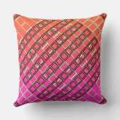 Coussin Répéter les couleurs géographiques (Verso)