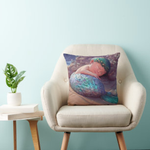 Coussin Repose de la sirène de bébé -