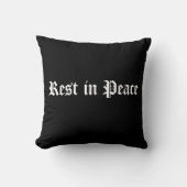 Coussin Repose en paix (Recto)