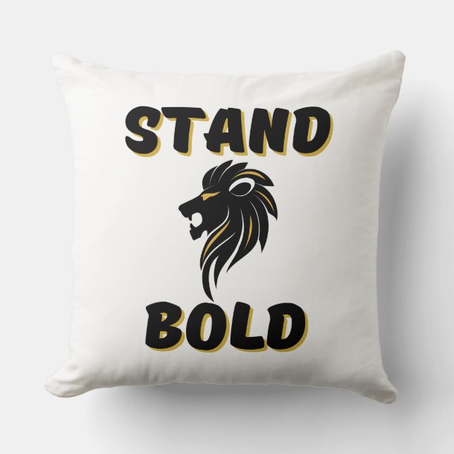 Coussin Repose Juste Tête Comme Lions (Recto)