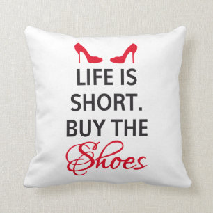 Coussin Reposez la conception, la vie est short, achète