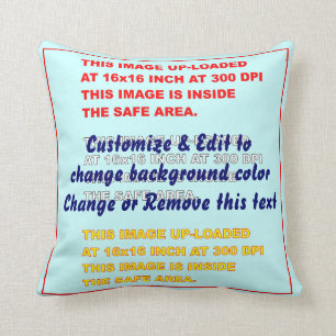Coussin Reposez le polyester 16" de jet des côtés de x 1