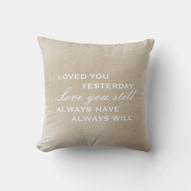 Coussin Reposez le regard vintage usé de | - (Recto)