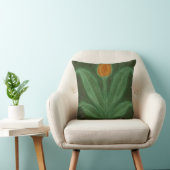Coussin Repro Jaune Tulipe Verte Art Nouveau Tile (Chaise)