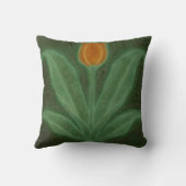 Coussin Repro Jaune Tulipe Verte Art Nouveau Tile (Verso)