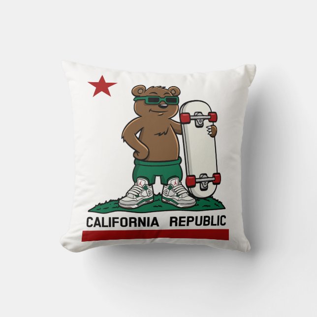Coussin République de Californie (Recto)