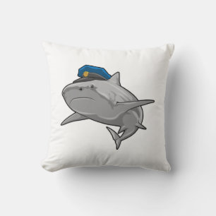 Coussin Requin en tant que policier Police