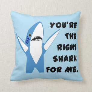 Coussin Requin gauche dansant Valentine