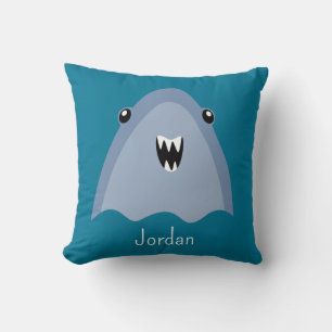 Coussin Requin sous la mer Cute Motif personnalisé