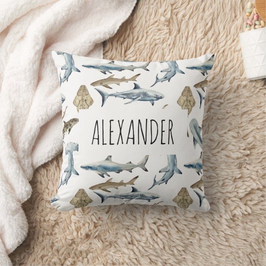 Coussin Requins personnalisés (Couverture)