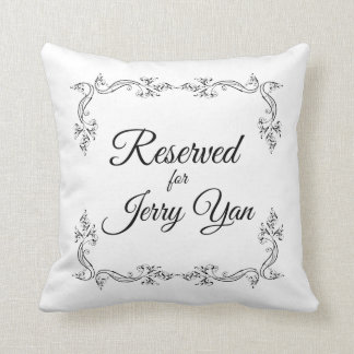Coussin Réservations pour Jerry Yan et son épouse