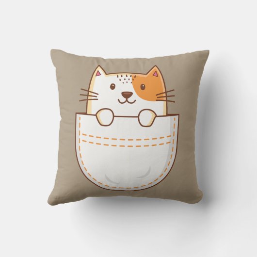 Coussin Réservé Au Chat (Verso)