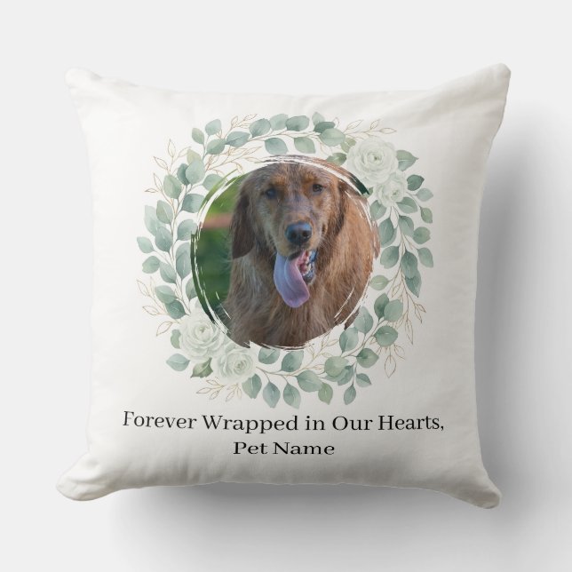 Coussin Réservé pour l'oreiller Golden Retriever (Recto)