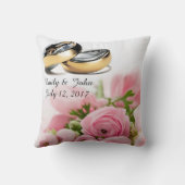 Coussin Réservez la date (Verso)