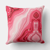 Coussin Résonance Dorée – Abstrait de Fréquence de Noël  (Verso)