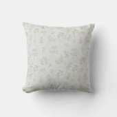 Coussin Respiration de Bébé Fleur d'Eau Blanche Gypsophile (Recto)