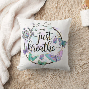 Coussin Respirer Papillons Pissenlits Soins Personnels Yog