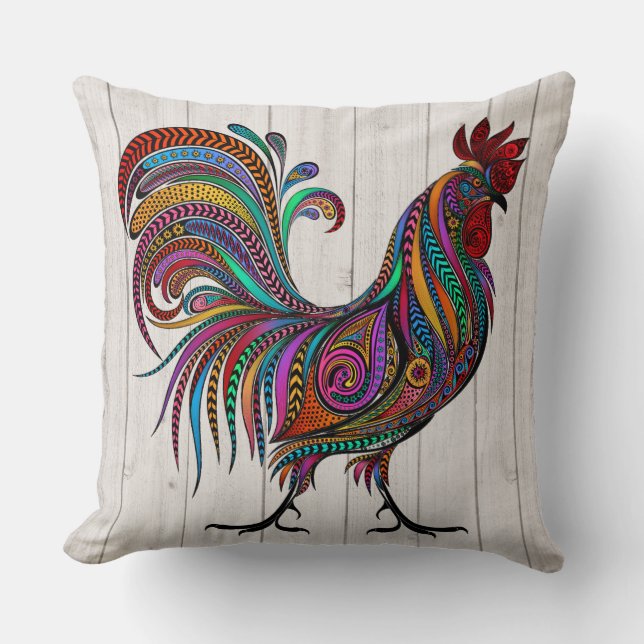 Coussin resplendissant du coq #2 Voir retour (Recto)