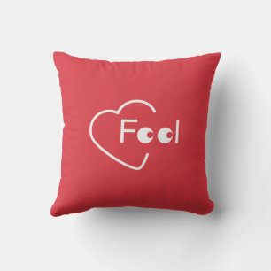 Coussin Ressentez l'amour Blanc avant arrière Simple Riddl