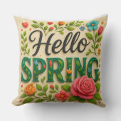 Coussin Ressort floral mou (Recto)