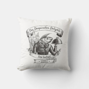 Coussin Restaurant de fruits de mer Innsmouth Lovecraft