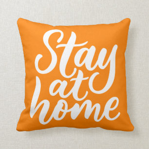 Coussin Restez à la maison