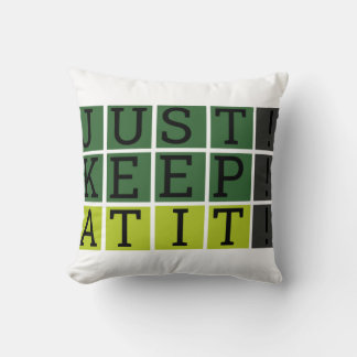 Coussin Restez À Son Style De Monde Motivationnel