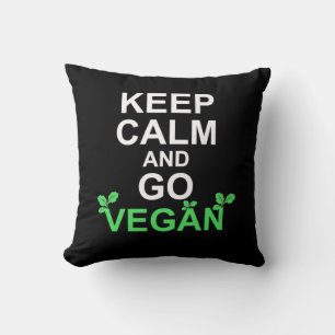 Coussin Restez Calme Et Allez Végan
