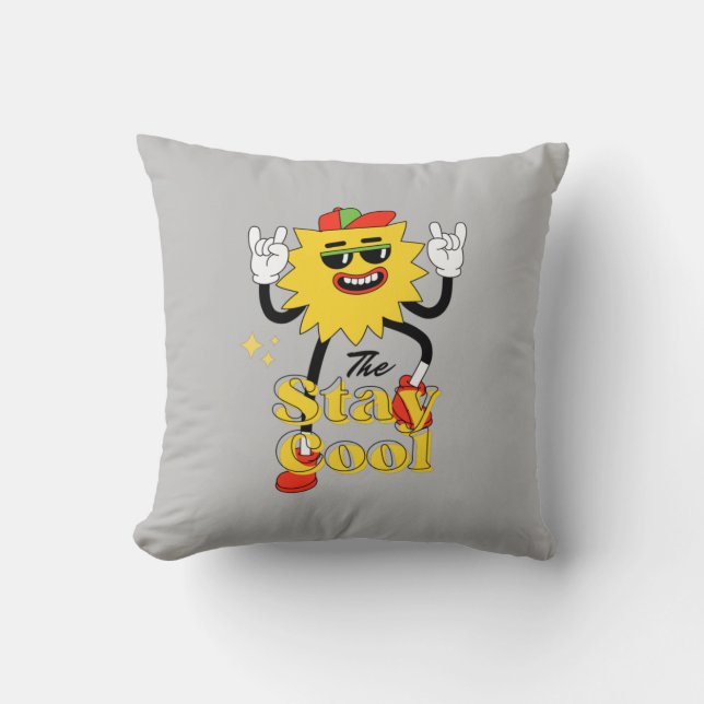 Coussin Restez Cool Et Amusez-Vous (Recto)