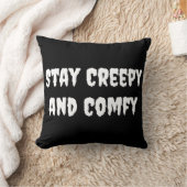 Coussin Restez Déplaisant et composez Halloween (Couverture)