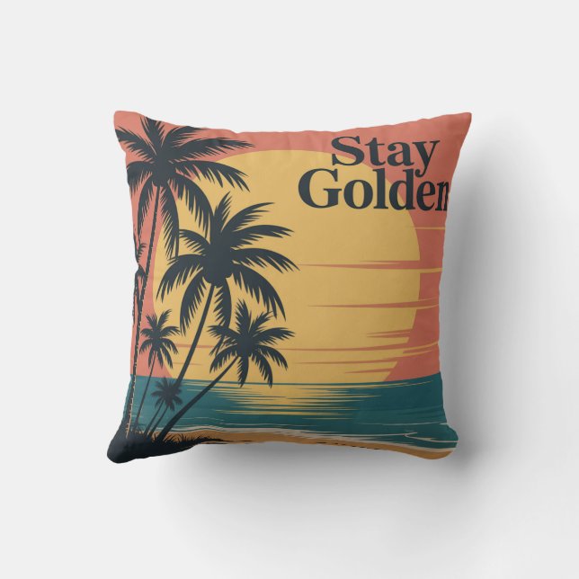 Coussin Restez Doré (Verso)