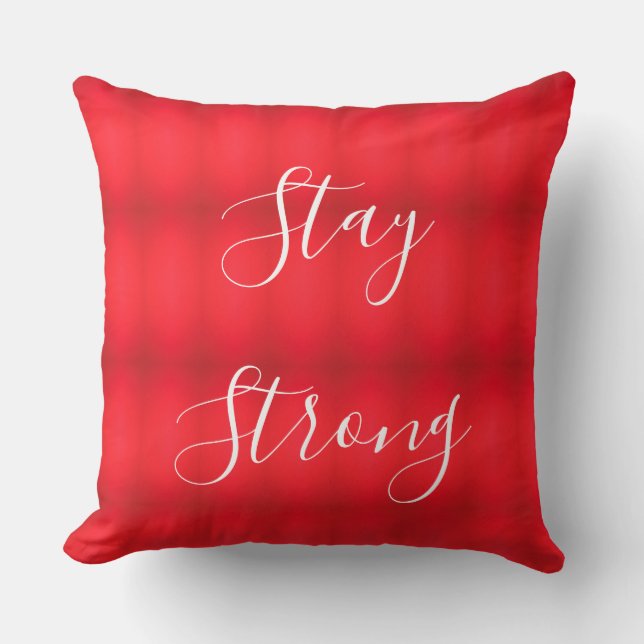 Coussin Restez forts (Recto)